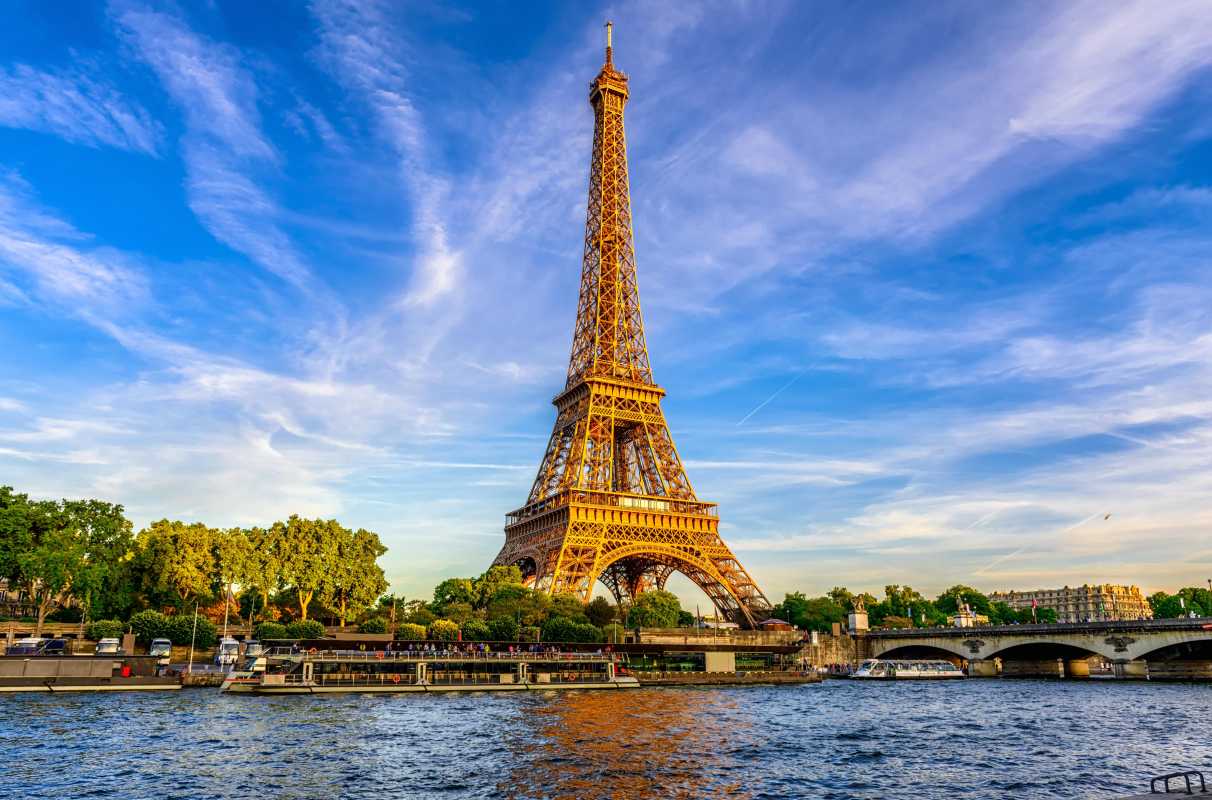 Stock photo of Eiffel Tower in Paris, France