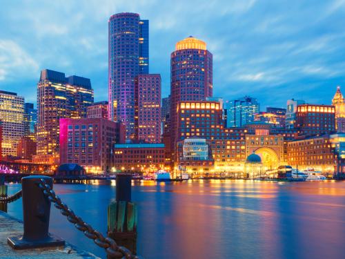 stock photo of Boston Harbor