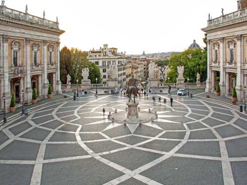 Stock photo of Rome, Italy - Piazza del Campidoglio